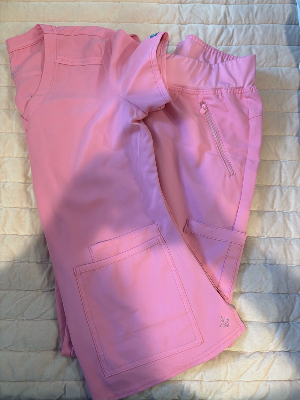 Med Couture Pink Utility Skort with Pockets